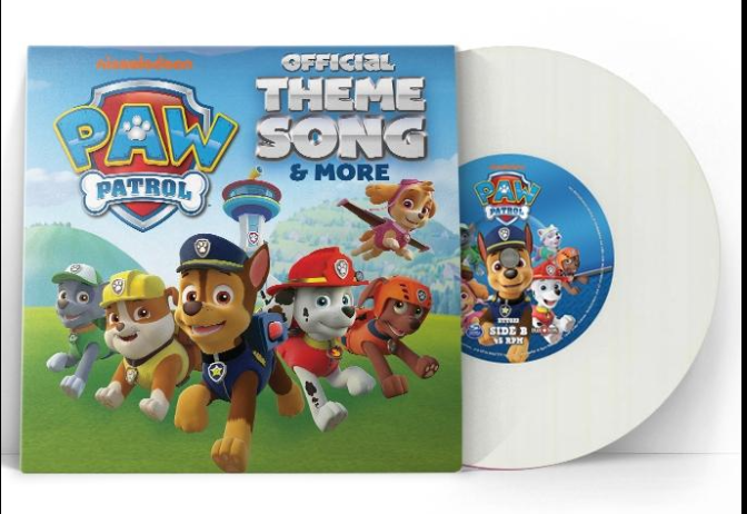PAW Patrol Official There Song & More - LP WHITE 7&