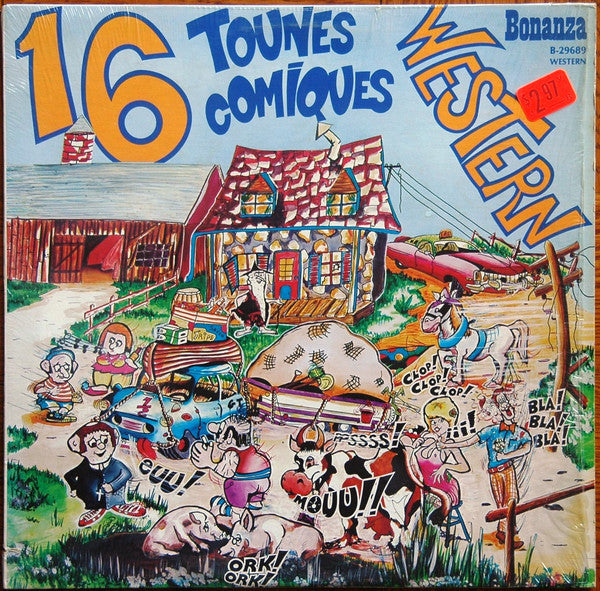 Various ‎/ 16 Tounes Comiques Western - LP (used)