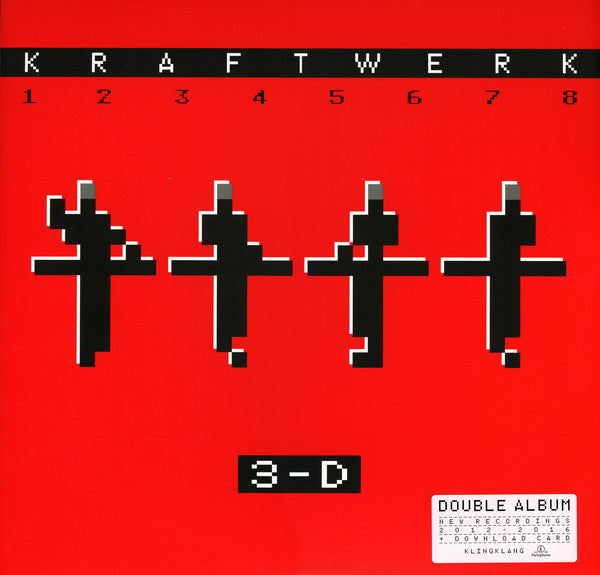 Kraftwerk ‎/ 3-D (1 2 3 4 5 6 7 8) - 2LP