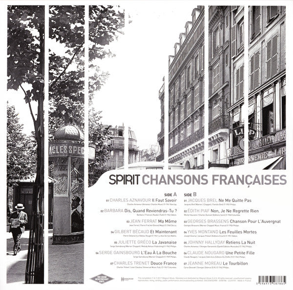 Various / Spirit Of French Songs - LP