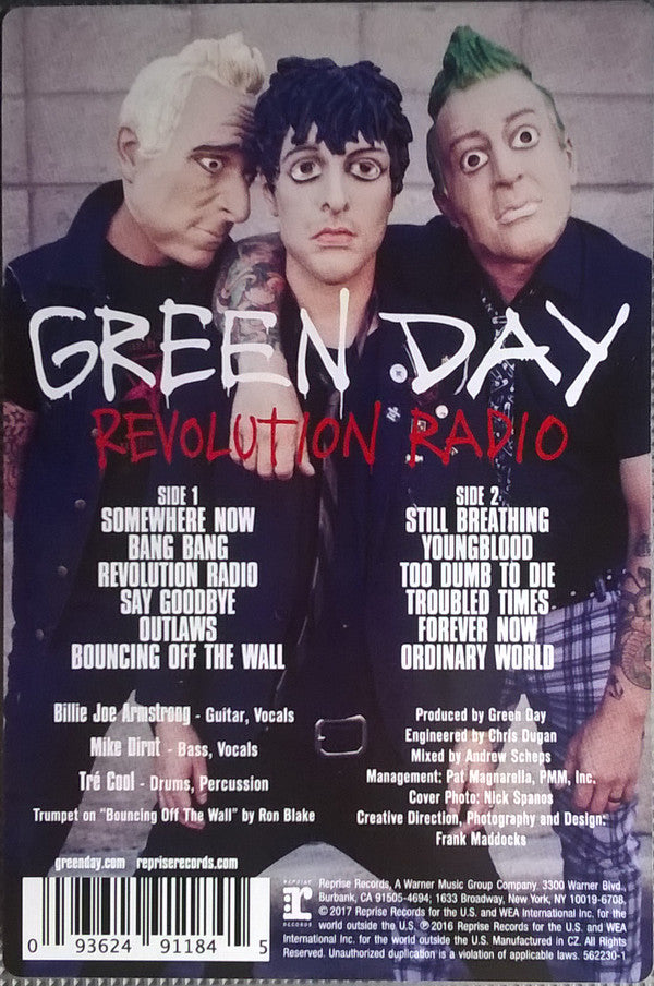 Green Day ‎/ Revolution Radio - LP PICTURE DISC