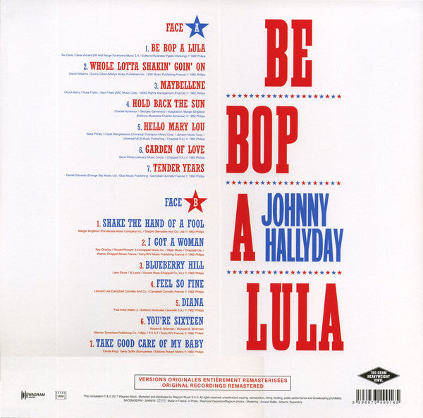 Johnny Hallyday / Be Bop A Lula - LP