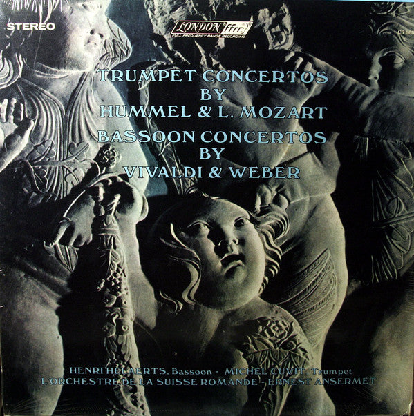 Vivaldi / Weber / Hummel / Leopold Mozart, Orchester De La Suisse Romande, Ernest Ansermet ‎/ Bassoon And Trumpet Concertos - LP (used)