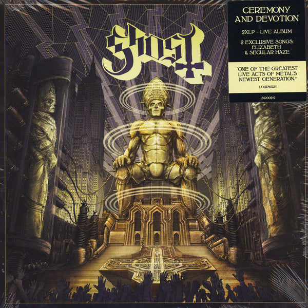 Ghost ‎/ Ceremony And Devotion - 2LP
