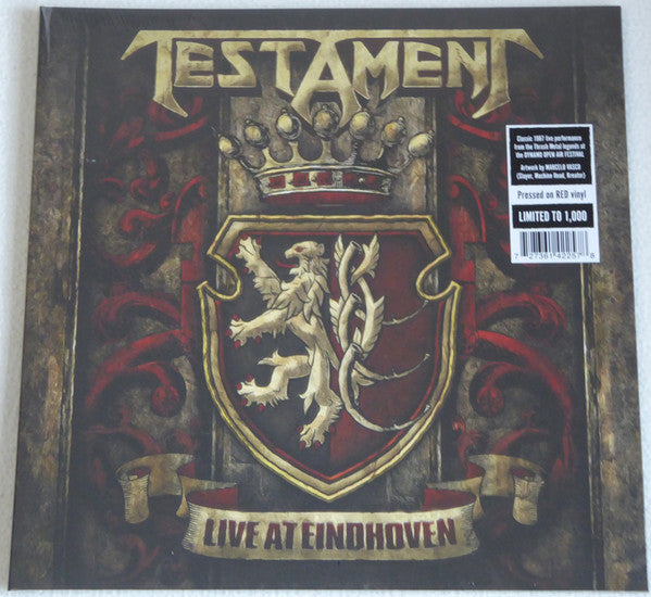Testament / Live At Eindhoven - LP RED