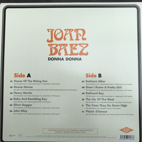 Joan Baez / Donna Donna - LP
