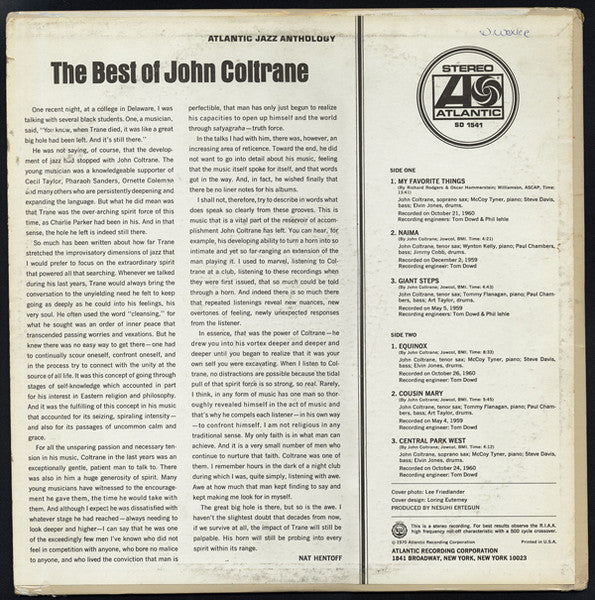 John Coltrane / The Best Of John Coltrane - LP USED