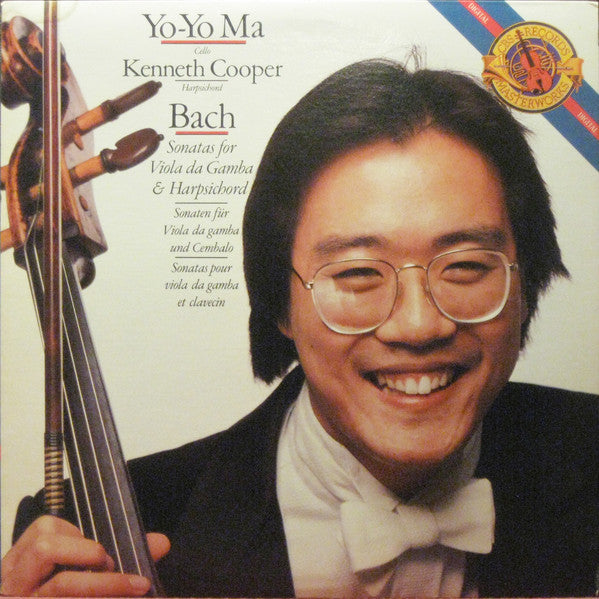 Yo-Yo Ma, Kenneth Cooper / Bach, Sonatas For Viola Da Gamba & Harpsichord - LP Used
