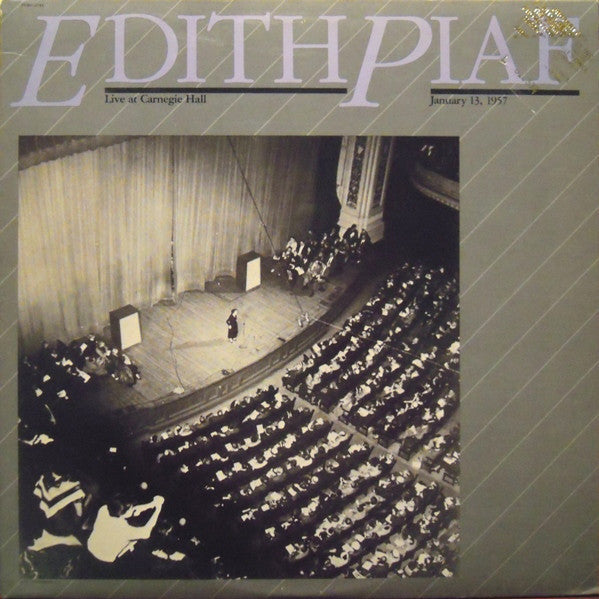 Edith Piaf / Live At Carnegie Hall - 2LP Used