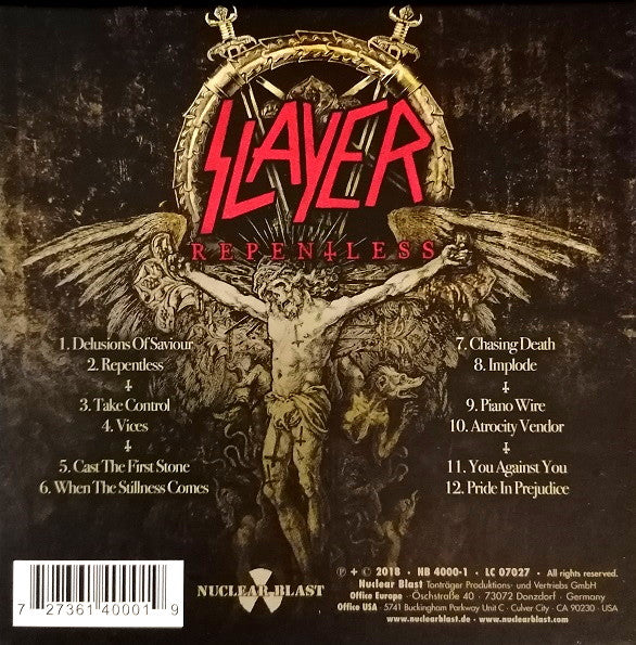 Slayer / Repentless - LP 6X7&