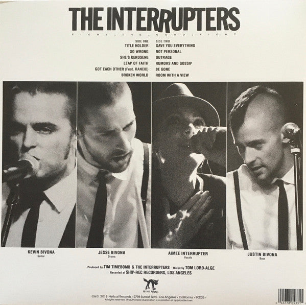 The Interrupters / Fight The Good Fight - LP