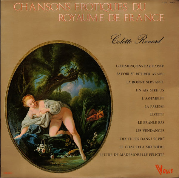 Colette Renard / Erotic Songs From The Kingdom Of France - LP Used