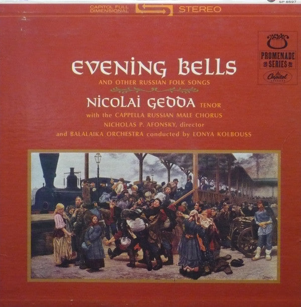 Nicolai Gedda ‎/ Evening Bells & Other Russian Folk Songs - LP (used)