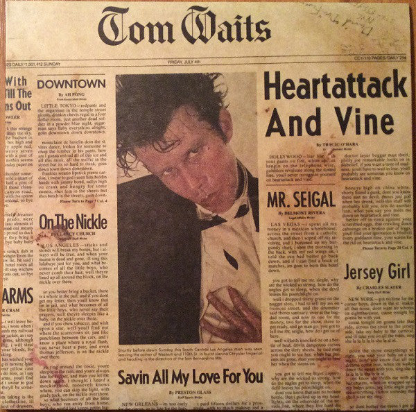 Tom Waits / Heartattack And Vine - LP (Used)