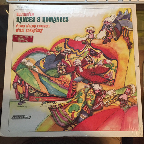 Beethoven - Vienna Mozart Ensemble, Willi Boskovsky ‎/ Dances &amp; Romances - LP (used)