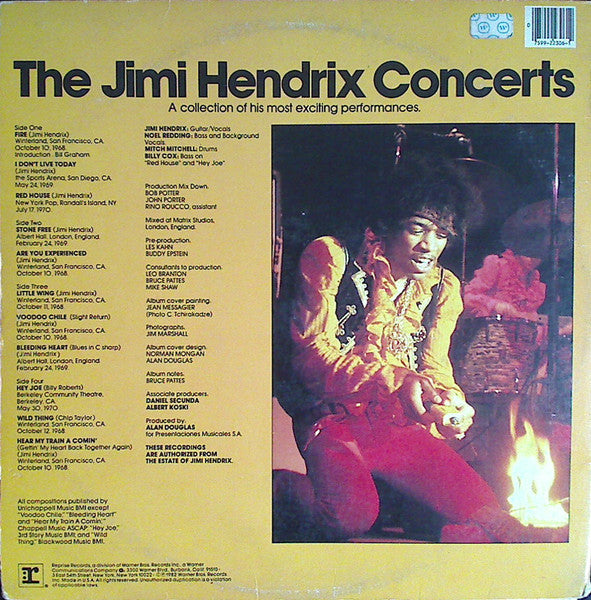 Jimi Hendrix / The Jimi Hendrix Concerts - LP USED