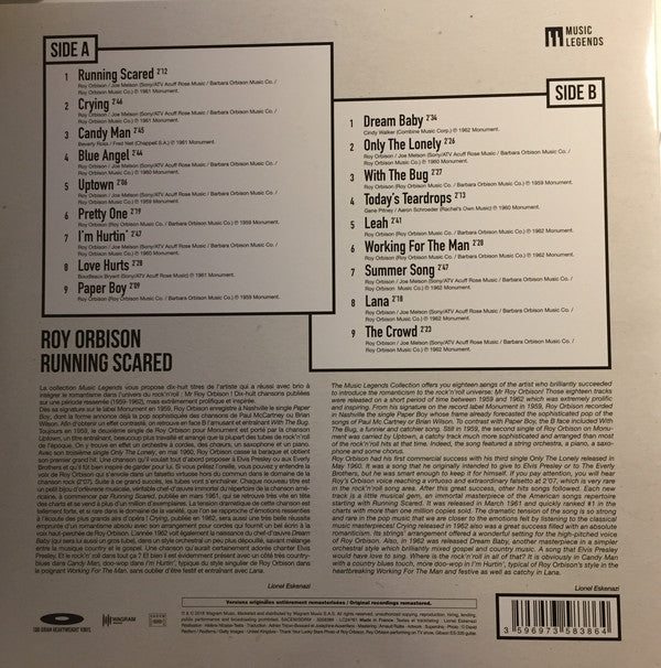Roy Orbison / Running Scared - LP