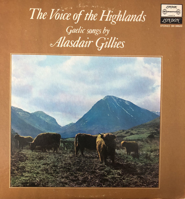 Alasdair Gillies / The Voice Of The Highlands Gaelic Songs - LP (used)