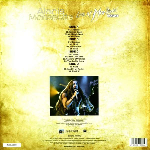 Alanis Morissette / Live At Montreux 2012 - 2LP