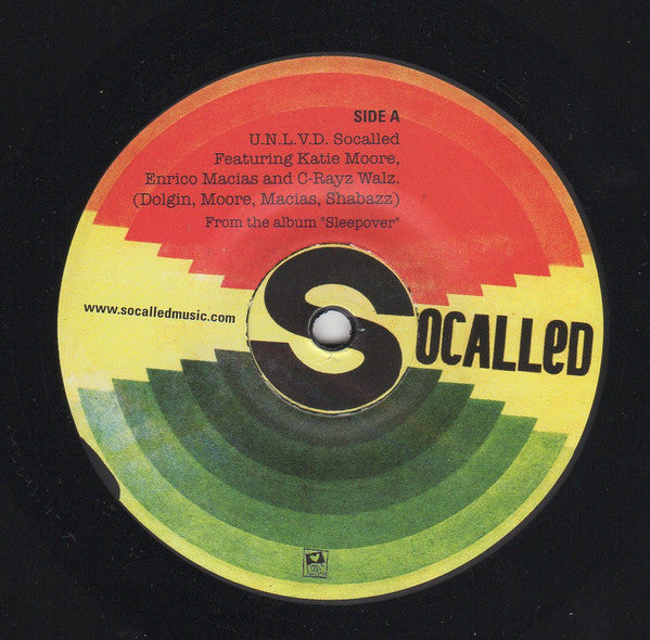 Socalled ‎/ U.N.L.V.D. / Sleepover - LP 7&