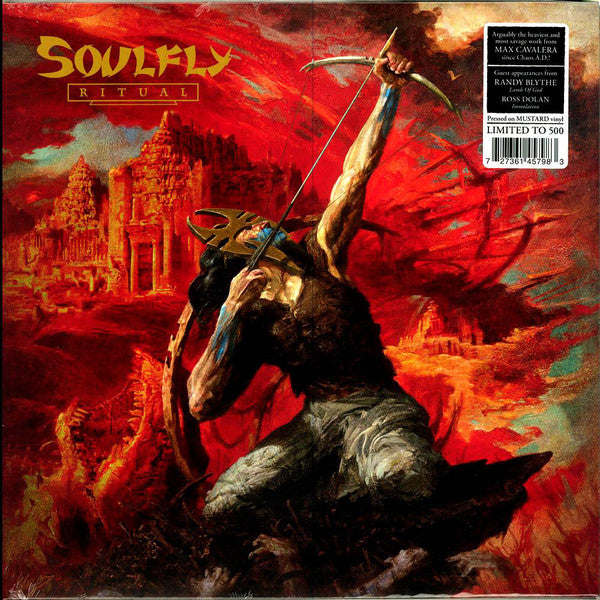 Soulfly ‎/ Ritual - LP YELLOW MUSTARD