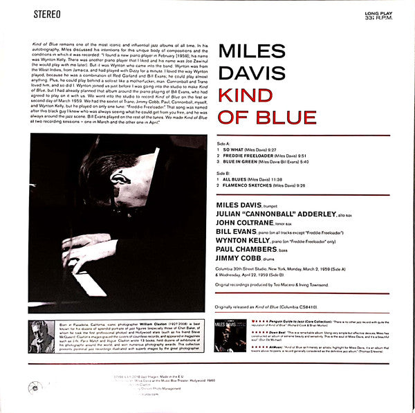 Miles Davis / Kind Of Blue - LP