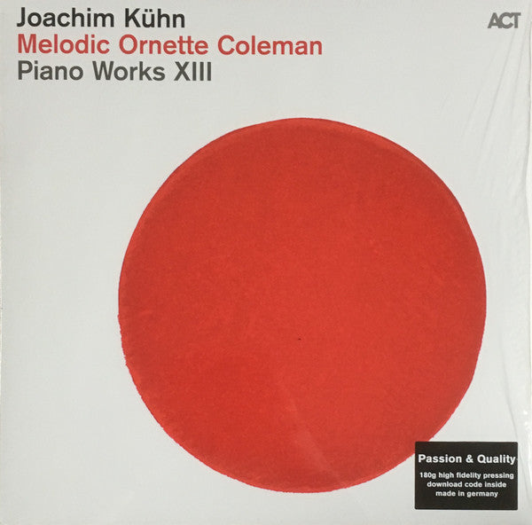 Joachim Kühn / Melodic Ornette Coleman - Piano Works XIII - LP