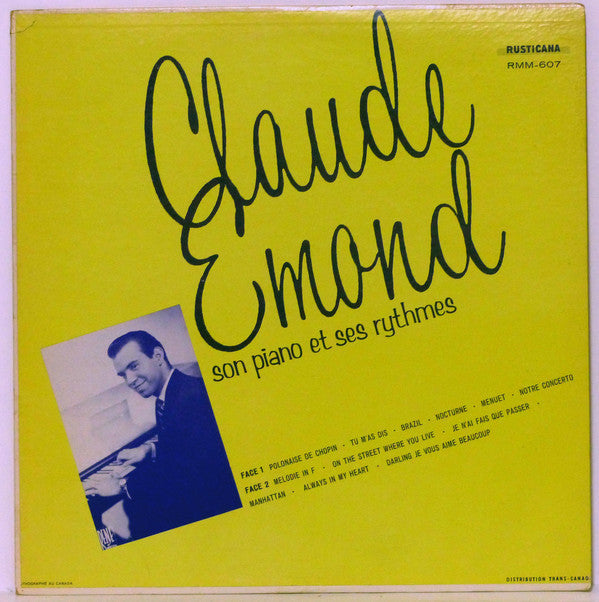 Claude Emond ‎/ Son Piano Et Ses Rythmes - LP (used)