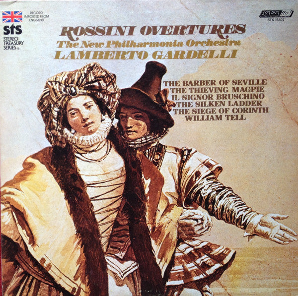 Rossini / New Philharmonia Orchestra ‎– Overtures -LP (used)