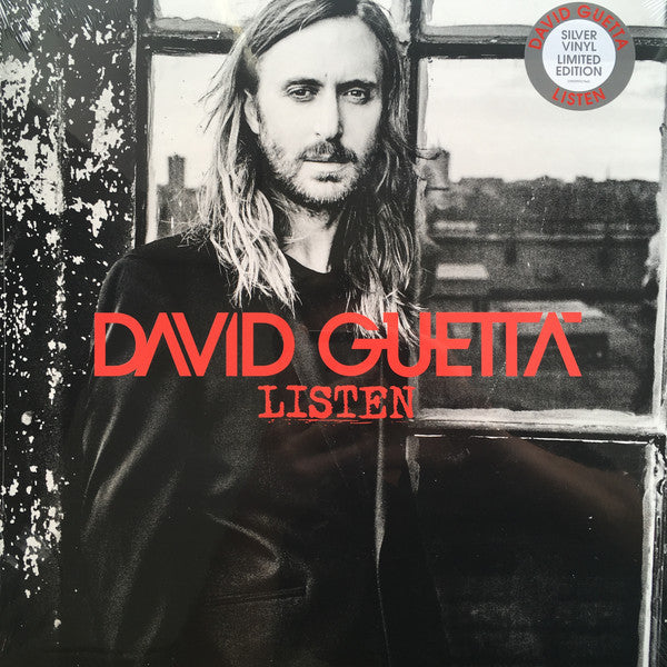 David Guetta ‎– Listen - 2LP SILVER