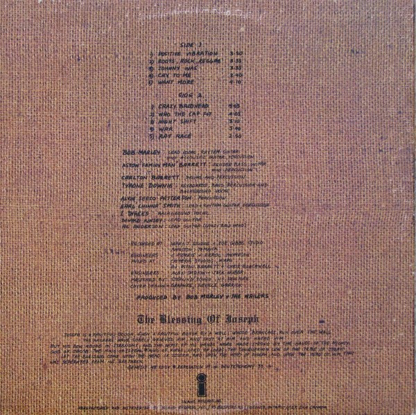 Bob Marley &amp; The Wailers / Rastaman Vibration - LP (Used)