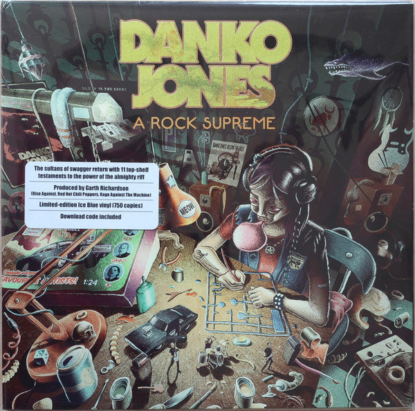 Danko Jones ‎/ A Rock Supreme - LP (BLUE)