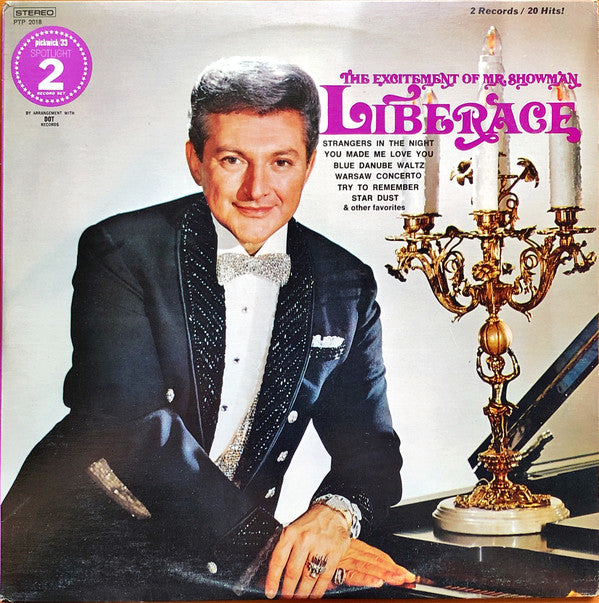 Liberace ‎/ The Excitement Of Mr. Showman - 2LP Used