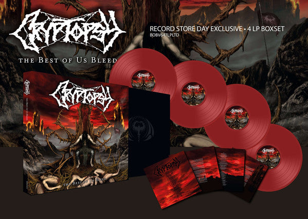 Cryptopsy ‎/ The Best Of Us Bleed - 4LP RED RSD2019