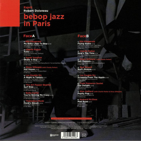 Various / Bebop Jazz In Paris - LP