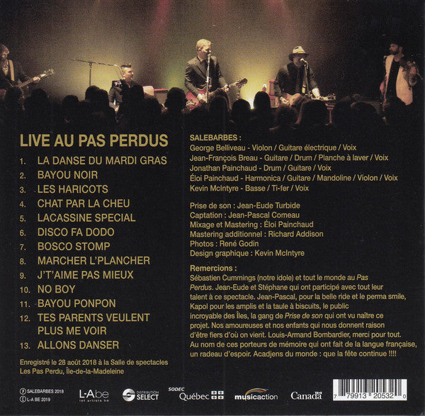 Salebarbes / Live Au Pas Perdus - CD (Used)