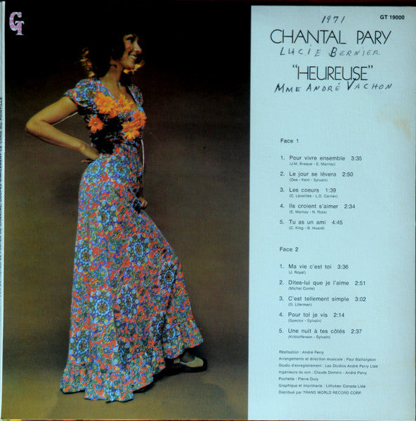 Chantal Pary / Happy - LP Used