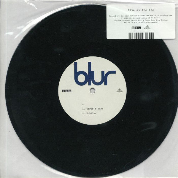 Blur ‎/ Live At The BBC - 10" LP