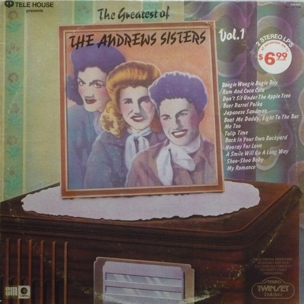 The Andrews Sisters ‎/ The Greatest Of The Andrews Sisters - 2LP Used