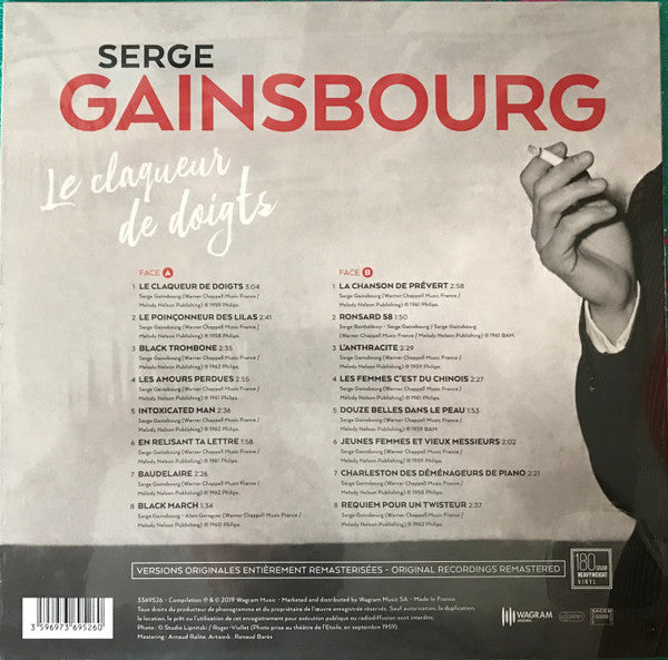 Serge Gainsbourg / The Finger Snapper - LP