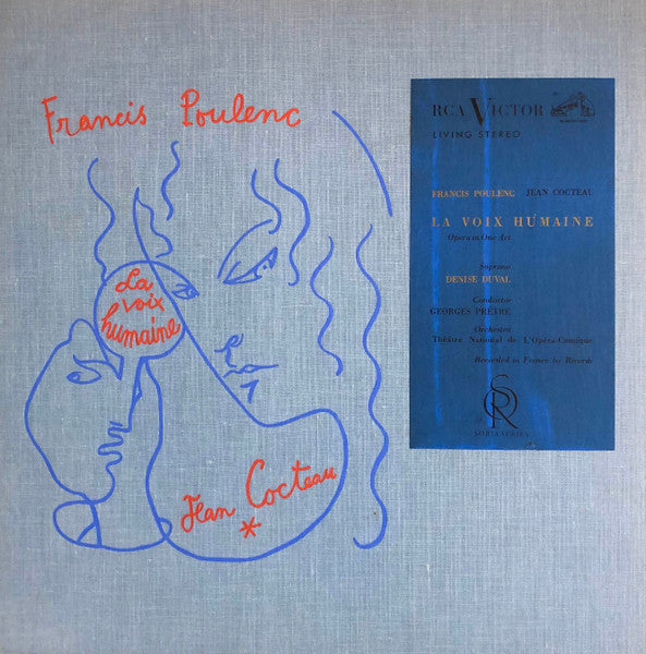 Denise Duval, Georges Prêtre Conducting / Francis Poulenc: The Human Voice (jean cocteau) - LP Used