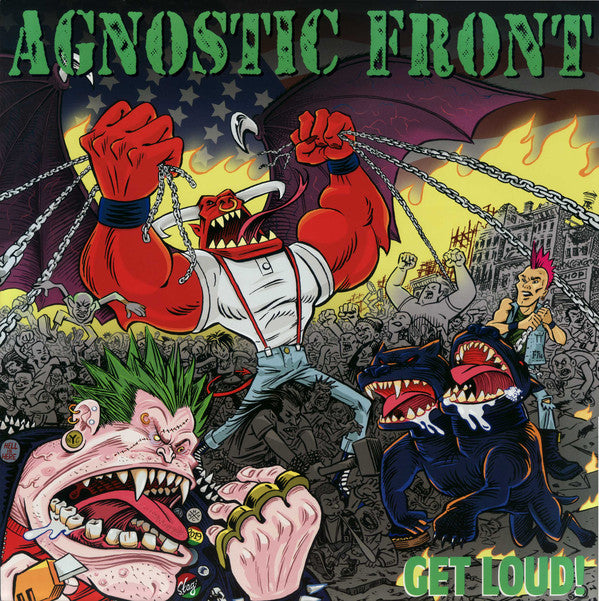 Agnostic Front ‎/ Get Loud! - LP RED