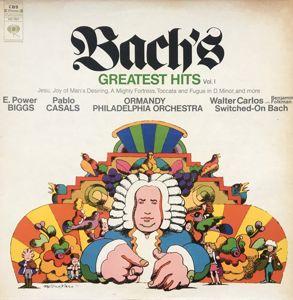 Bach : E. Power Biggs, Pablo Casals, Walter Carlos, Eugene Ormandy ‎/ Bach&