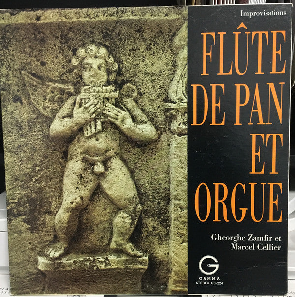 Gheorghe Zamfir, Marcel Cellier ‎/ Improvisations: Flute De Pan Et Orgue - LP Used
