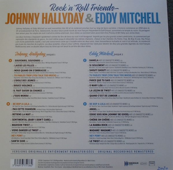 Johnny Hallyday &amp; Eddy Mitchell / Rock"n Roll Friends - LP