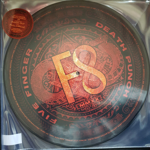 Five Finger Death Punch ‎/ F8 - 2LP PICTURE DISC