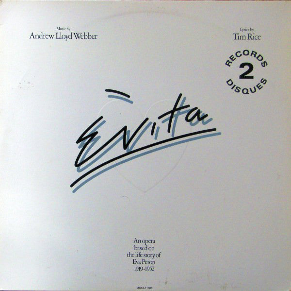 Andrew Lloyd Webber And Tim Rice / Evita - 2LP Used