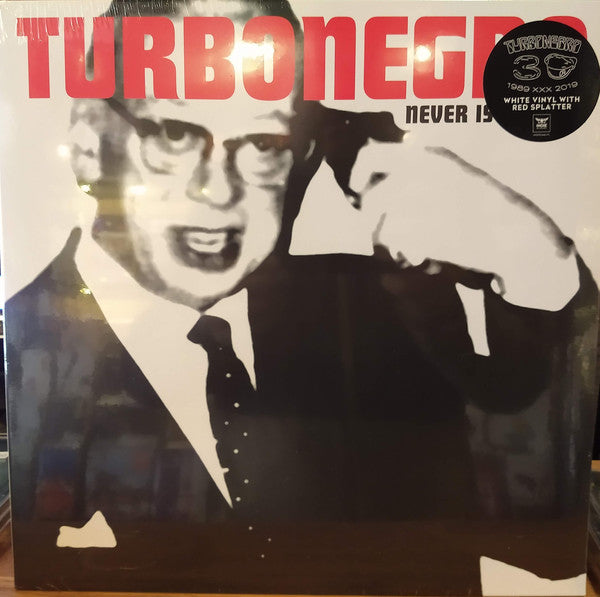 Turbonegro ‎/ Never Is Forever - LP WHITE/RED SPLATTER