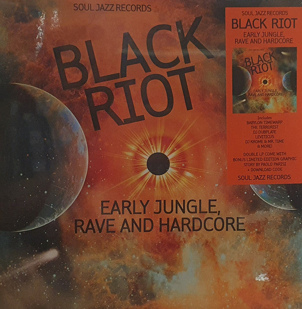 Various ‎/ Black Riot (Early Jungle, Rave And Hardcore) - 2LP