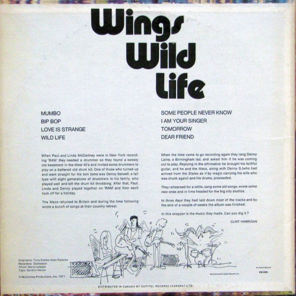 Wings / Wild Life - LP Used